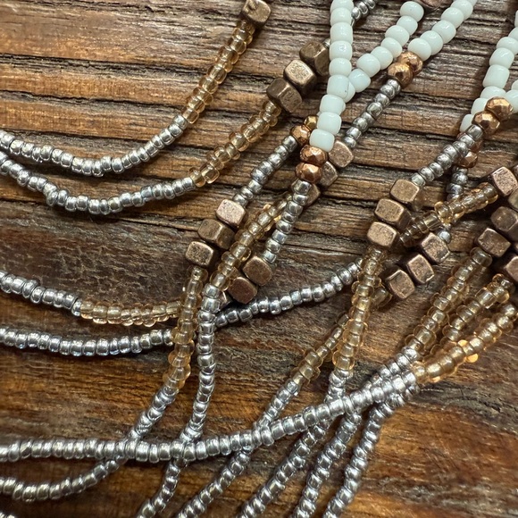 Elegant Multi-Strand Beaded Necklace - Picture 5 of 5